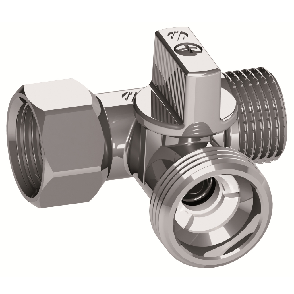 Кран шаровый трехпроходной MINI ARCO