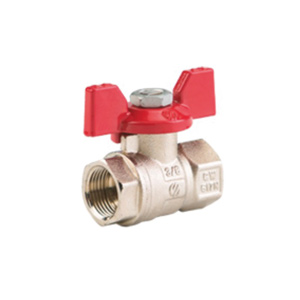 Кран шаровый вн/вн с фильтром, бабочка Sena ARCO