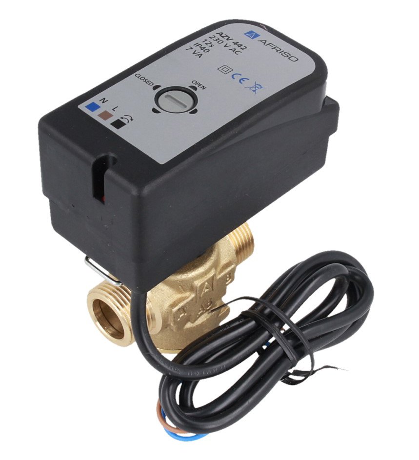 Клапан переключающий трехходовой AZV