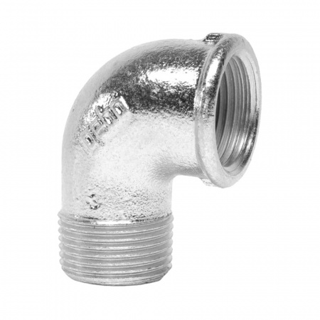 Колено оцинкованное нппельное GEBO