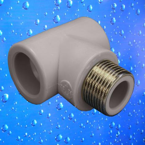 Тройник с наружной резьбой